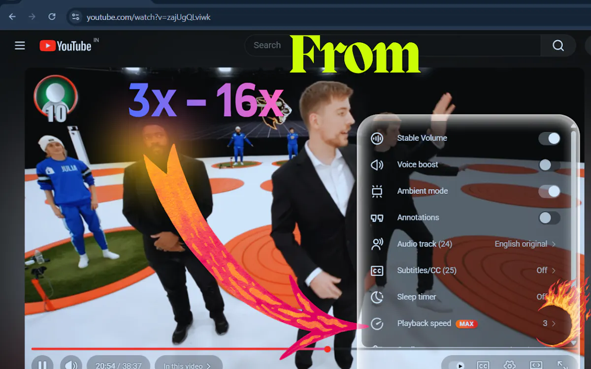 Youtube Custom Playback