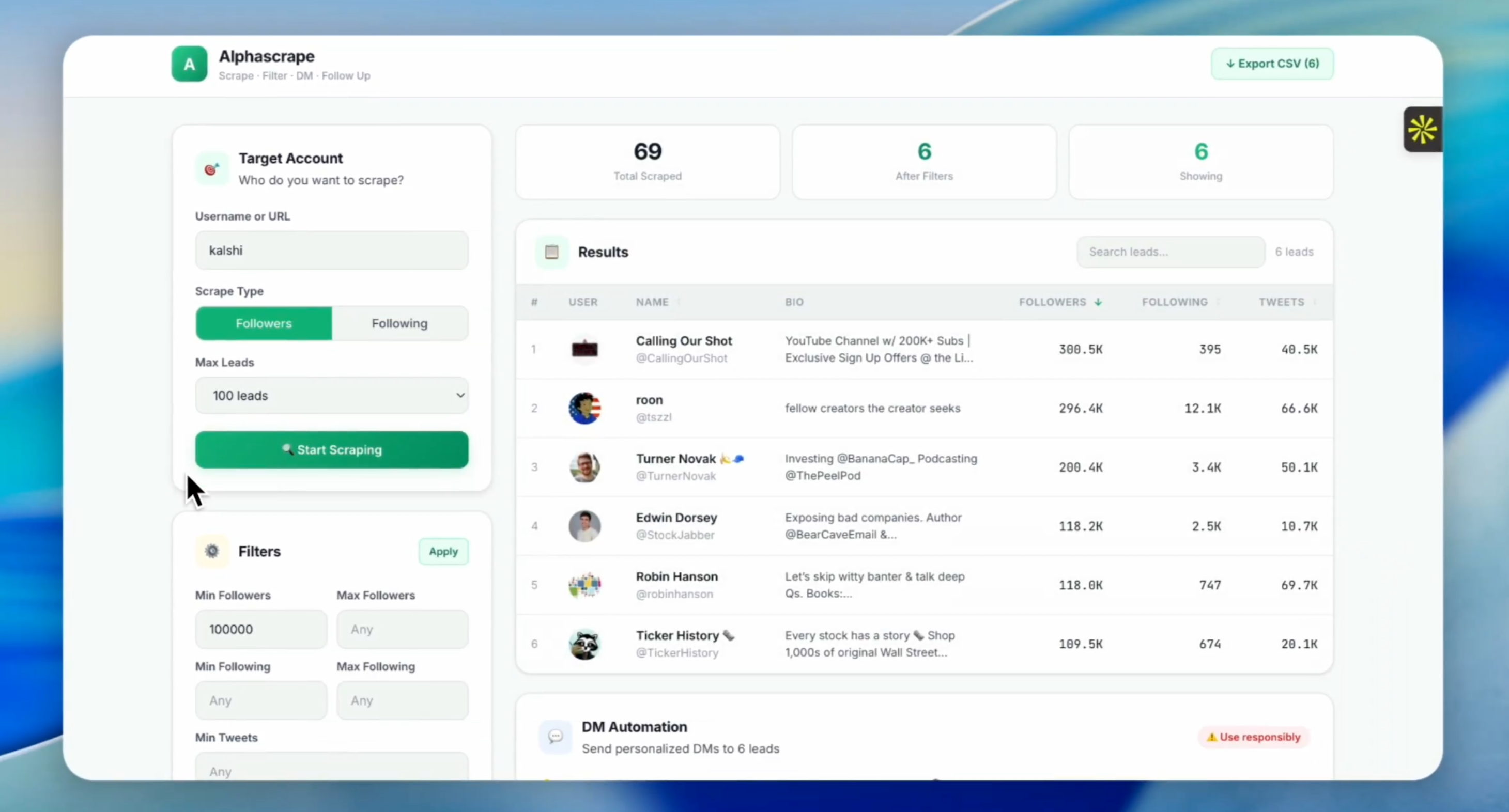 Alphascraper gallery image
