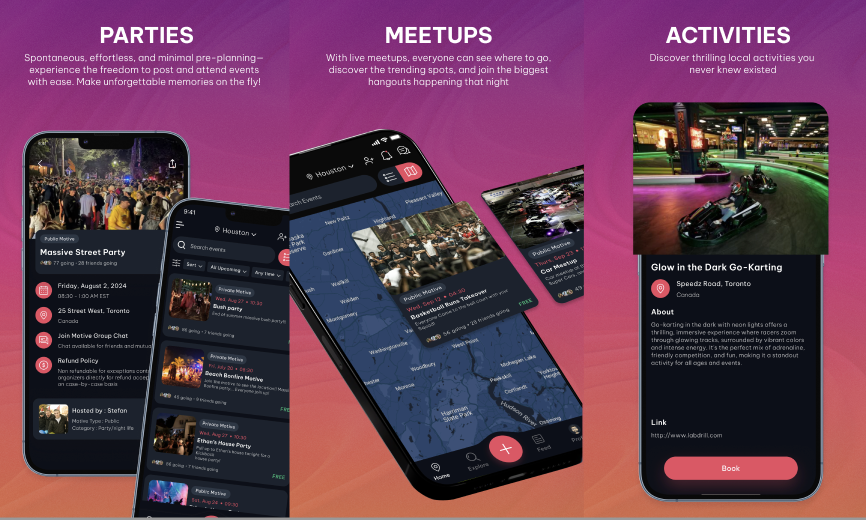 Motivapp - Crear o descubrir el punto de acceso de la noche media 2