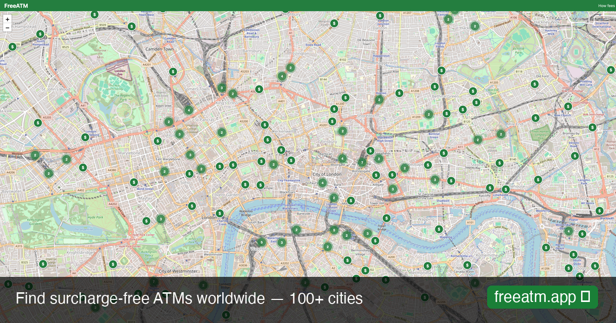 Free ATMs gallery image