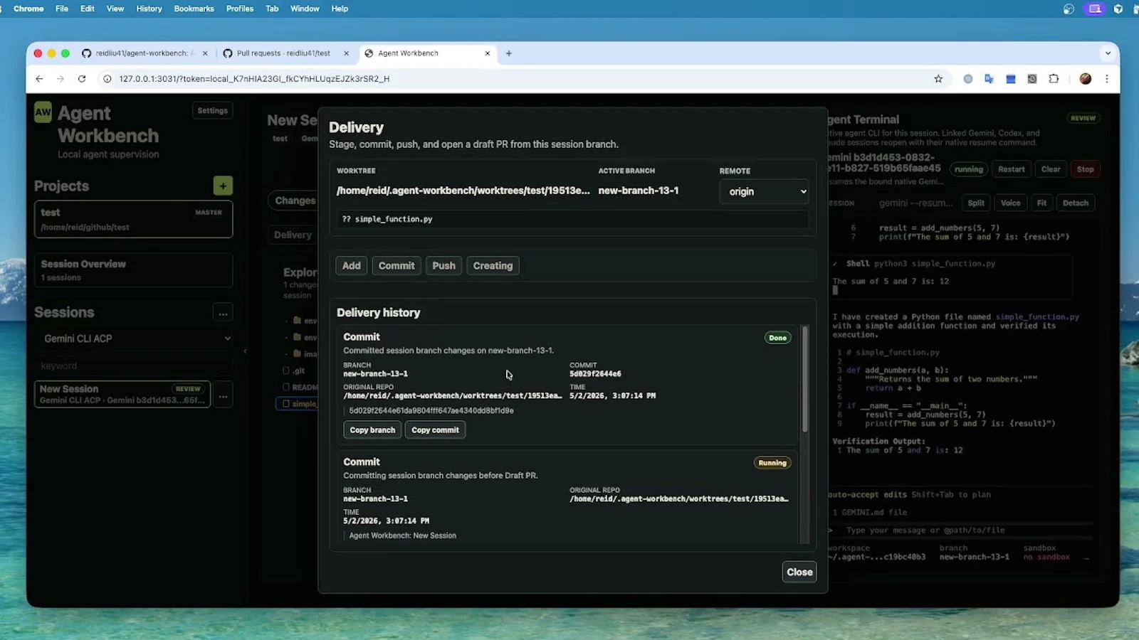  Agent Workbench screenshot 1 (video preview)