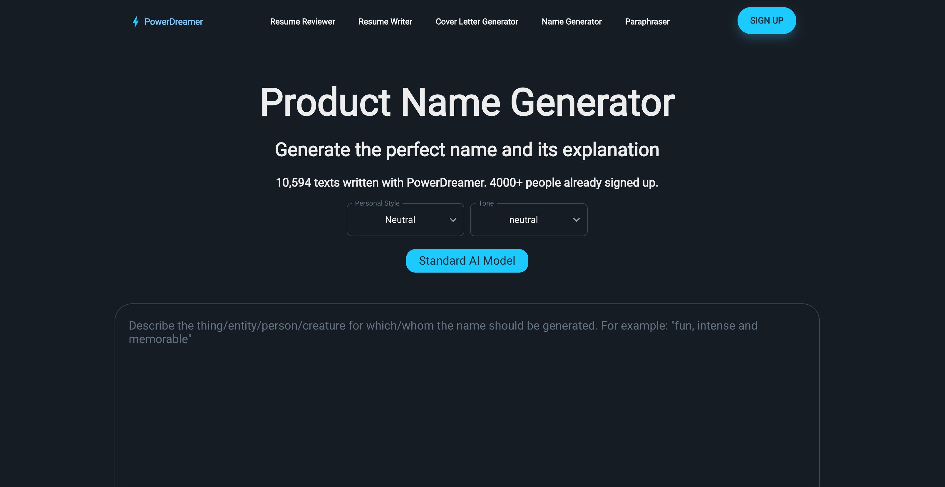 AI Product Name Generator media 1