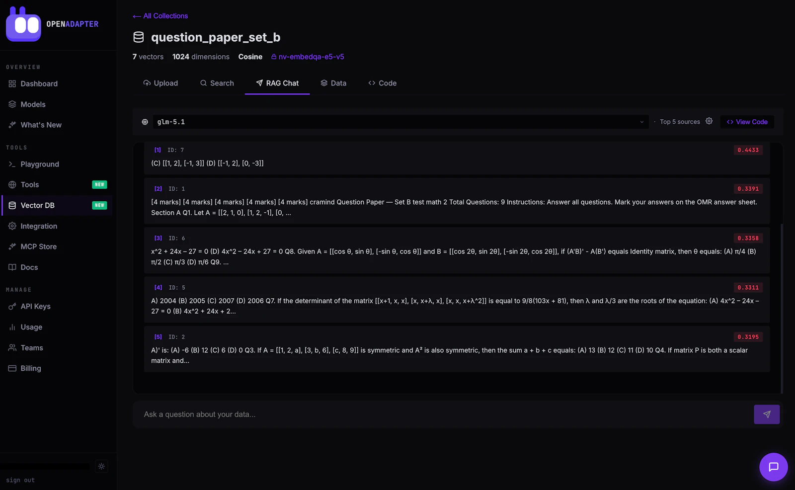 OpenAdapter - Search, Scrape & Vector DB screenshot 5