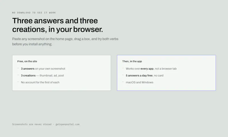 Open Portal screenshot 5