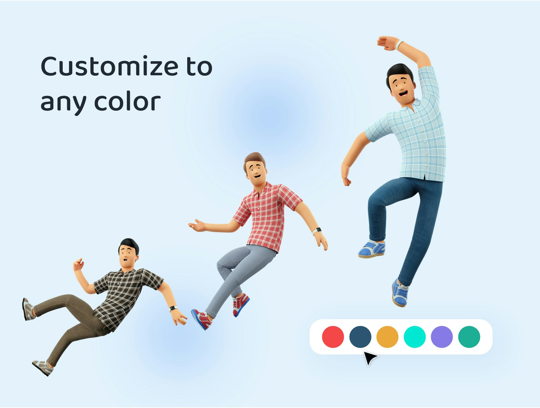 3D Characters Pose Library gallery image