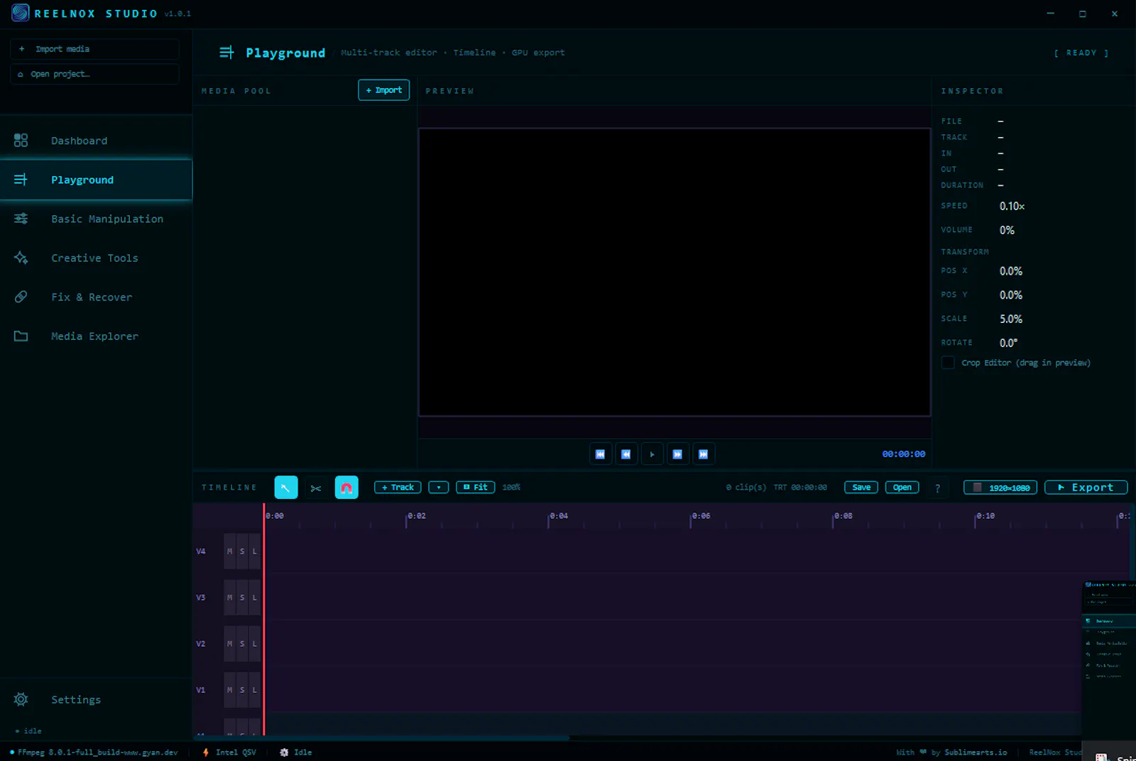 Reelnox Studio screenshot 1