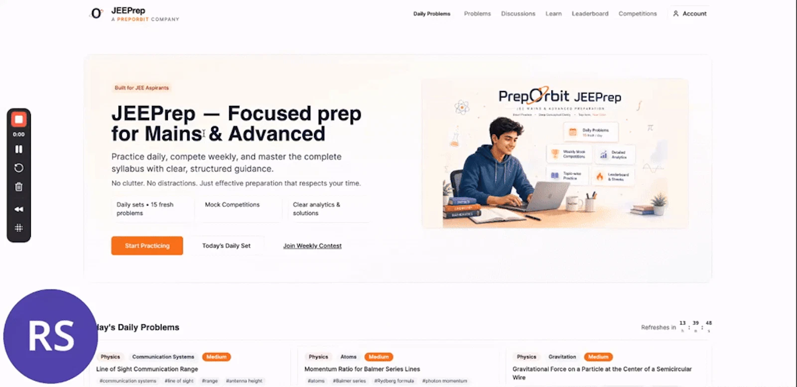 JEEPrep — a PrepOrbit Company screenshot 1 (video preview)