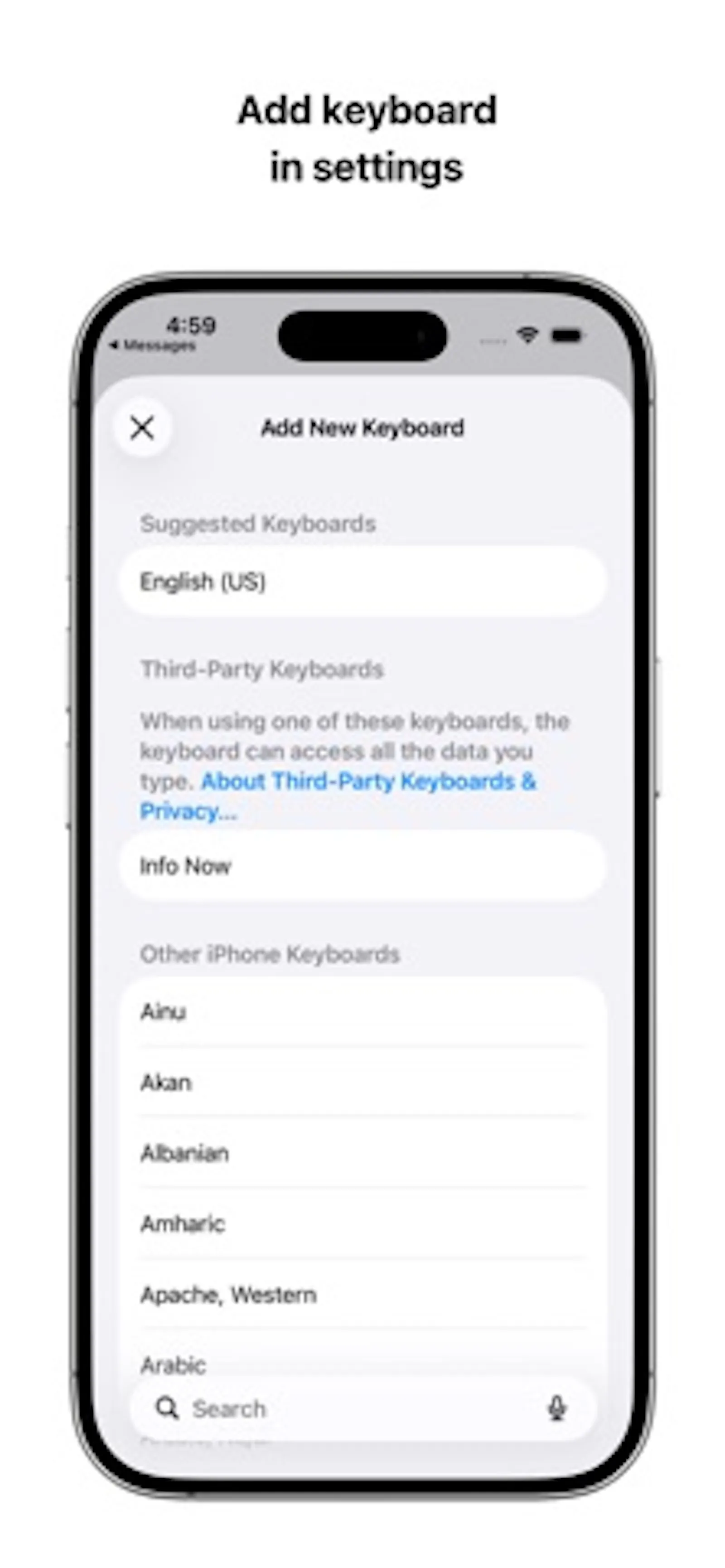 Keyboard Now screenshot 1