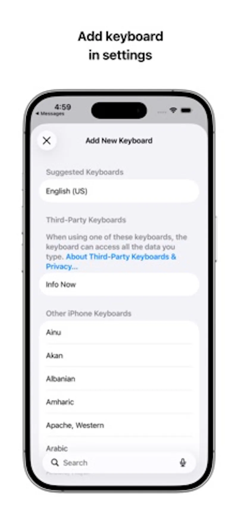 Keyboard Now screenshot 1