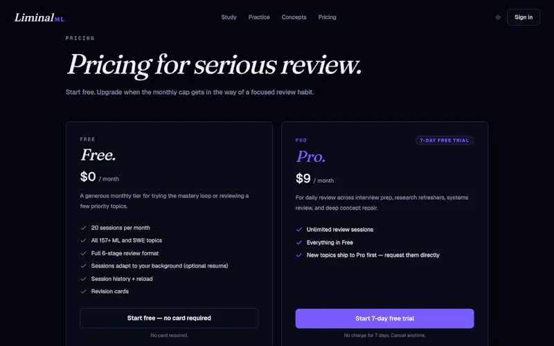 LiminalML screenshot 7