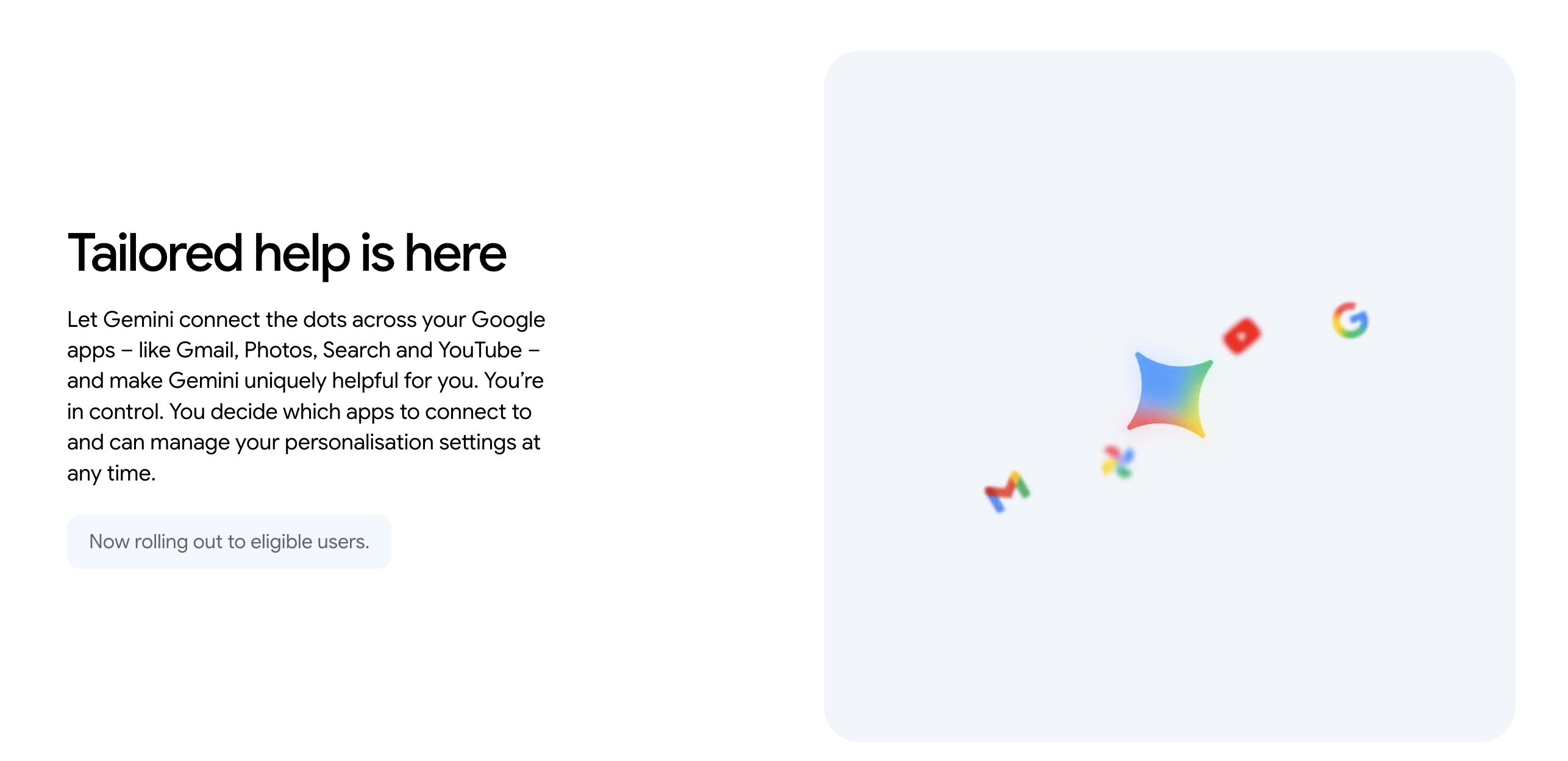 Gemini Personal Intelligence gallery image