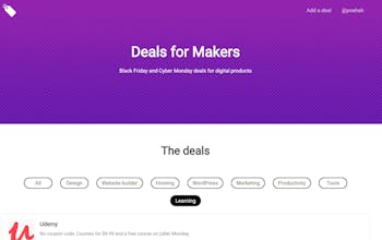 Deals For Makers gallery image
