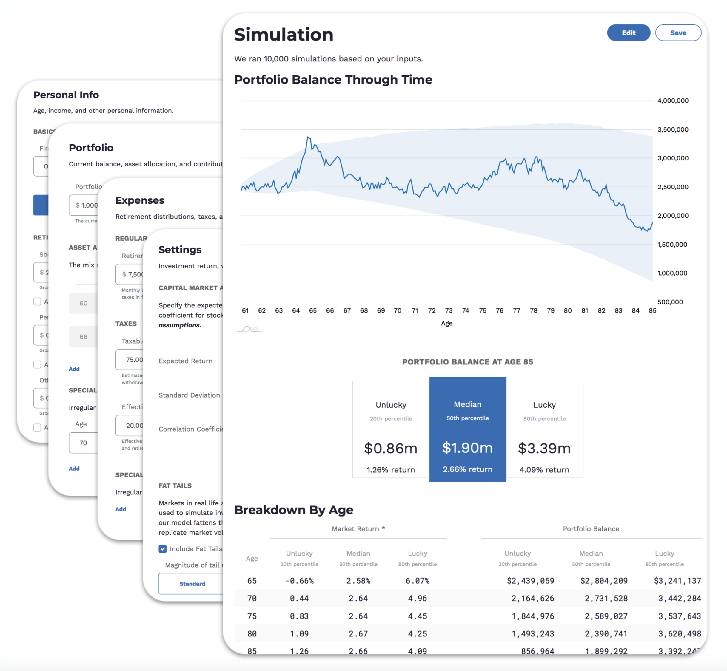 Honest Math Retirement Calculator
