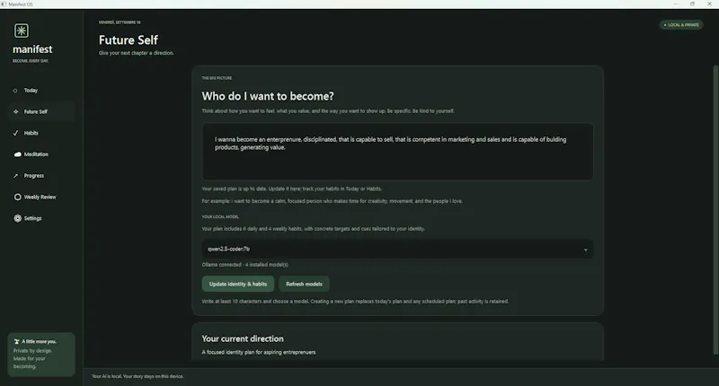 Manifest OS  screenshot 2