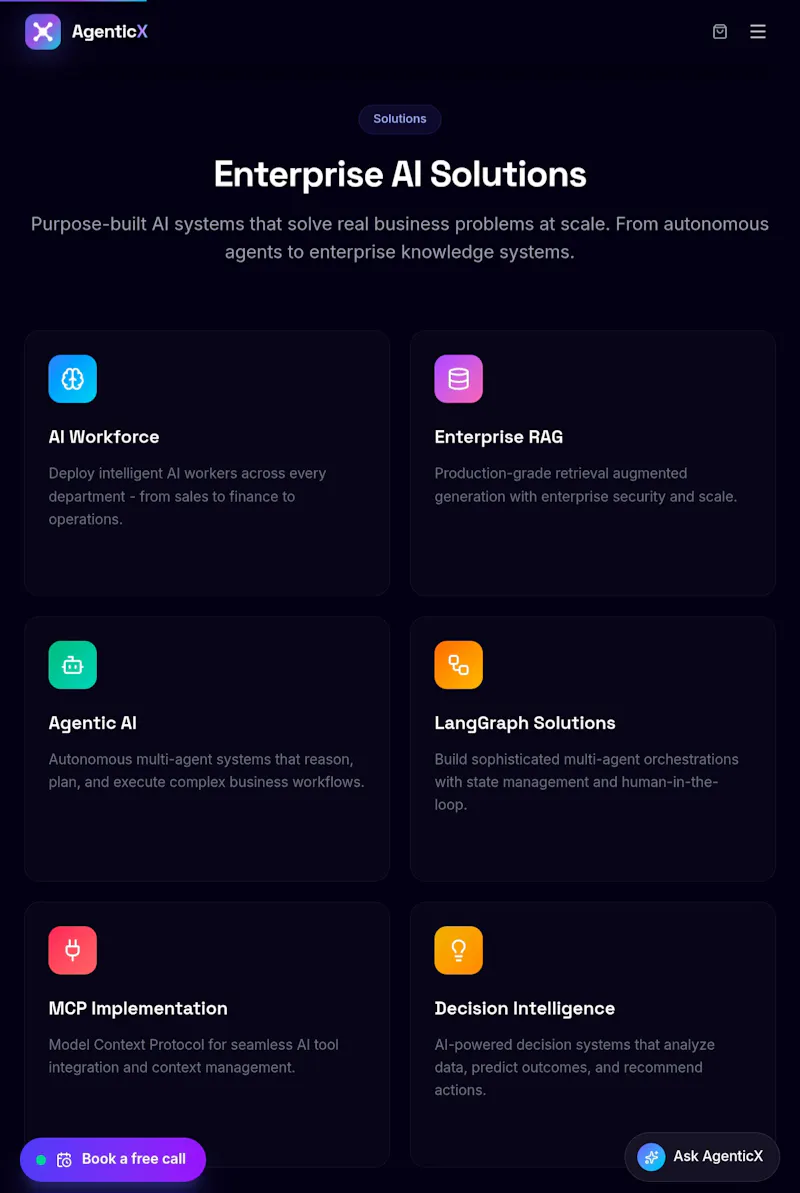 AgenticX AI Labs screenshot 1