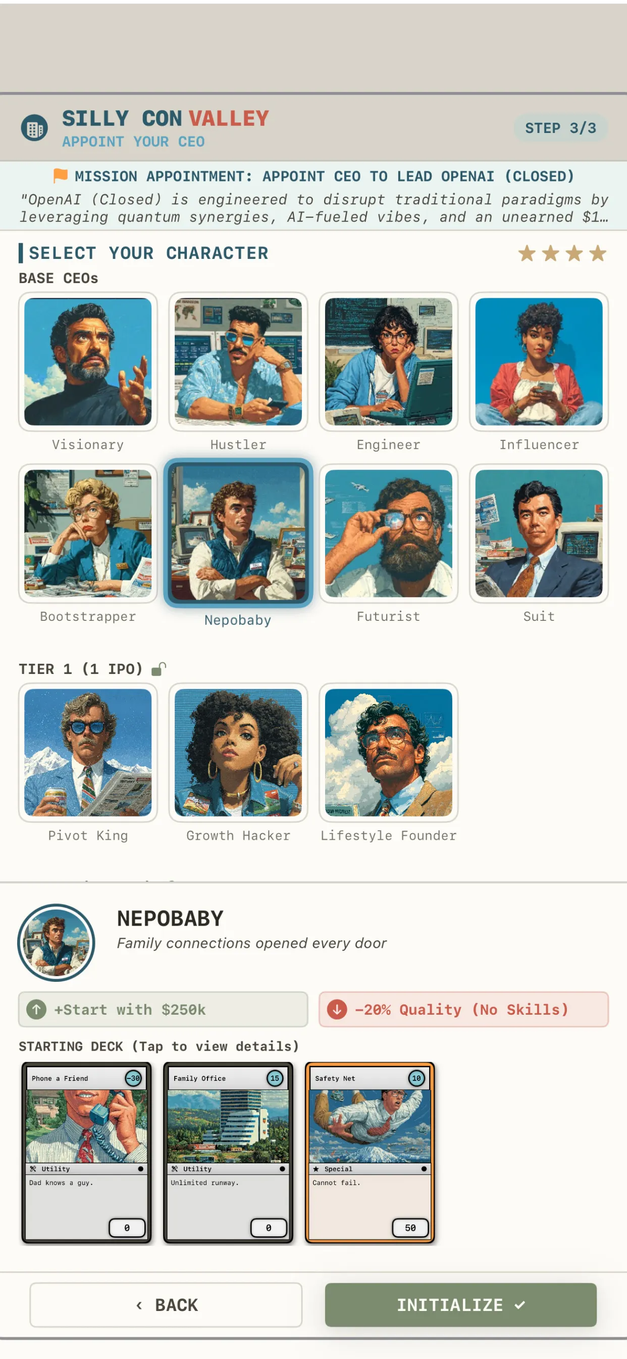 Silly Con Valley - Startup simulator gallery image