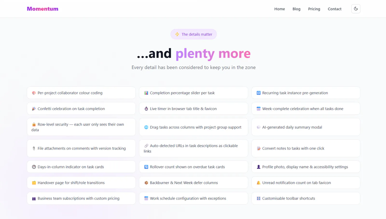 Momentum - Task Management For Teams  screenshot 3