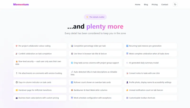 Momentum - Task Management For Teams  screenshot 3