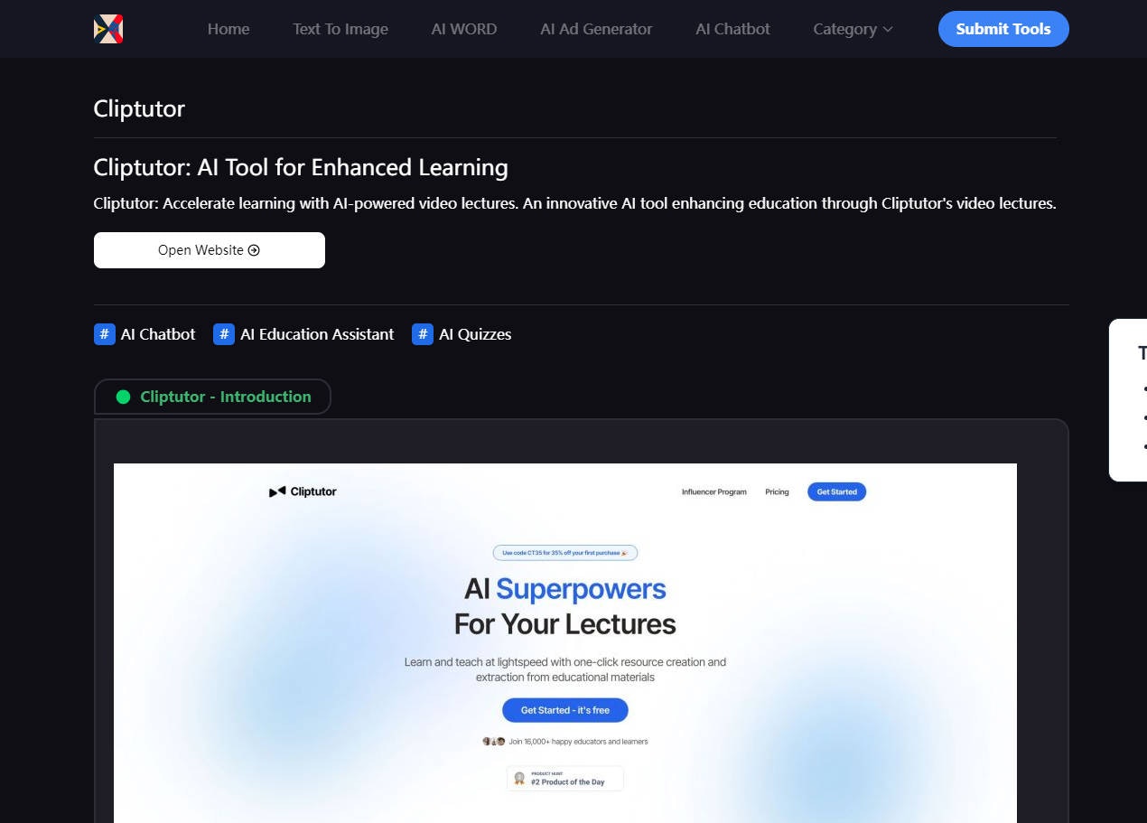 Top Tools AI - Su directorio de herramientas de IA - Encuentre las mejores soluciones de IA para la productividad, la creatividad. media 2
