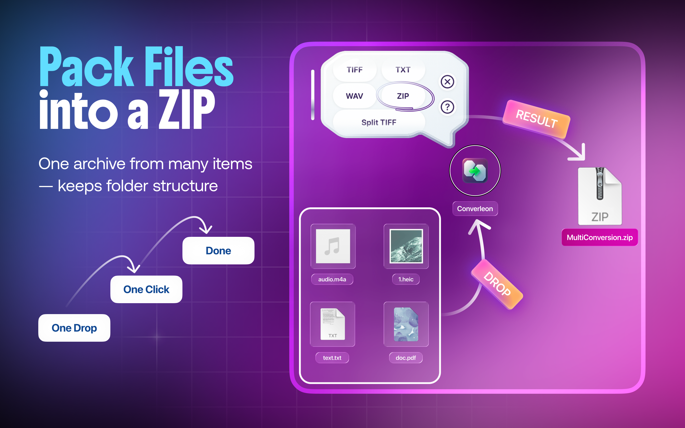 Converleon — All-in-one file converter media 8
