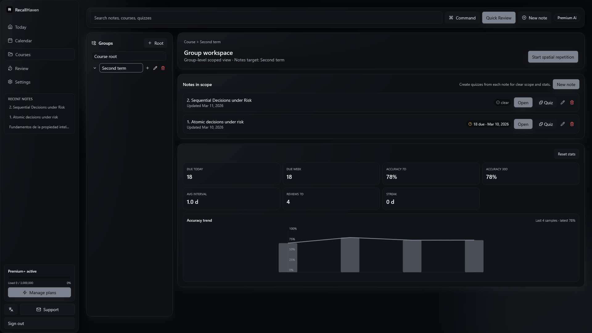 RecallHaven - Screenshot 3 showing product features and functionality