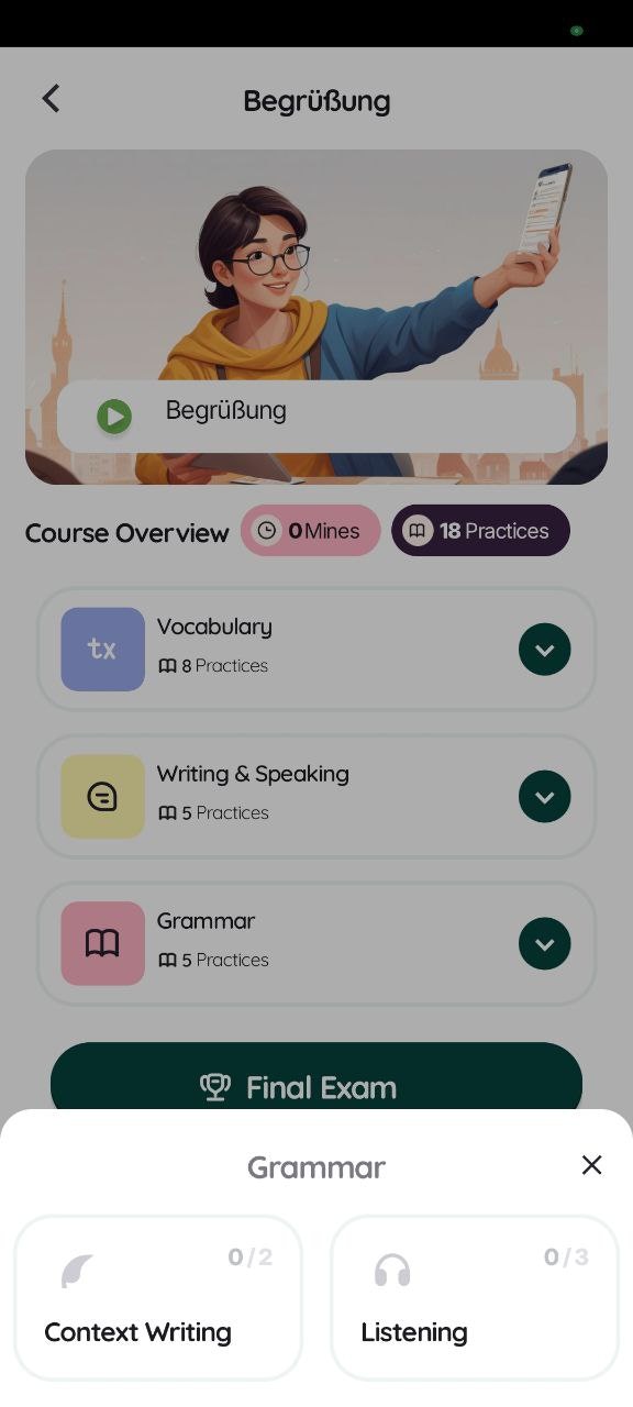 LingoMars - Main product screenshot demonstrating key features and user interface