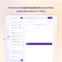 Efficient scheduling: A visual representation of the Retime app&rsquo;s user-friendly scheduling feature, allowing users to effortlessly plan and coordinate meetings.