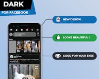 Dark Mode for Facebook media 1