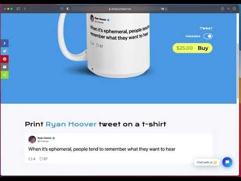 PrintYourTweet.com gallery image