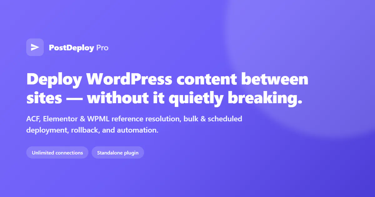 PostDeploy Pro gallery image