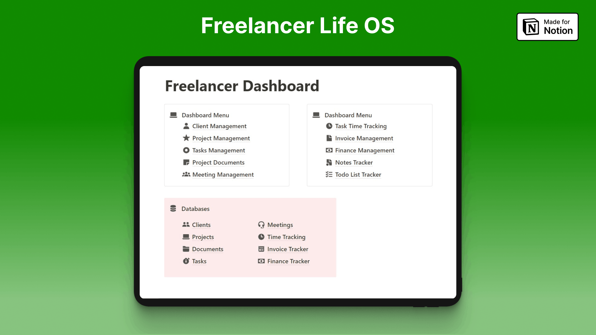 Freelancer Life OS media 1