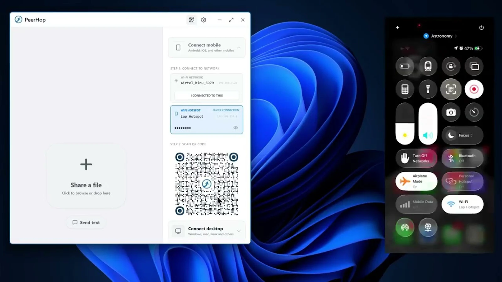 PeerHop screenshot 1 (video preview)