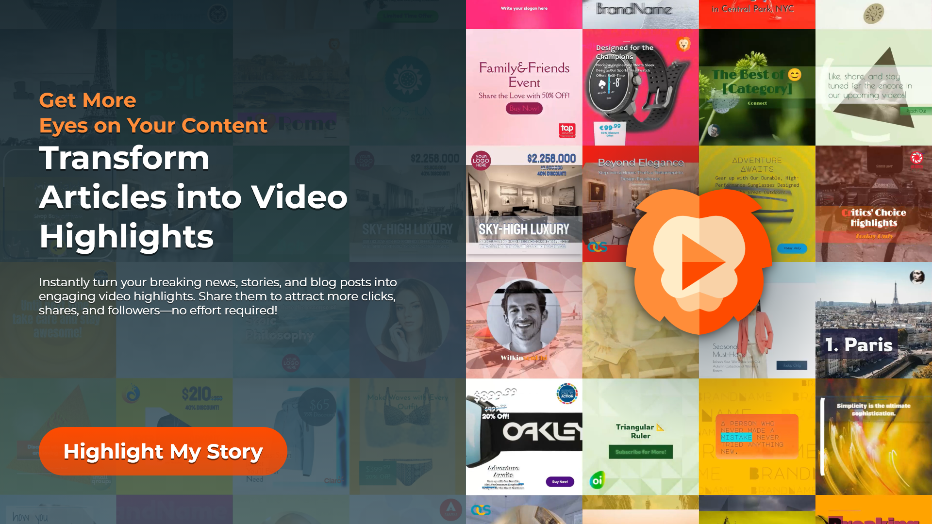 Renderlion - Verwandeln Sie URLs und Eingabeaufforderungen sofort in Videos Medien 5