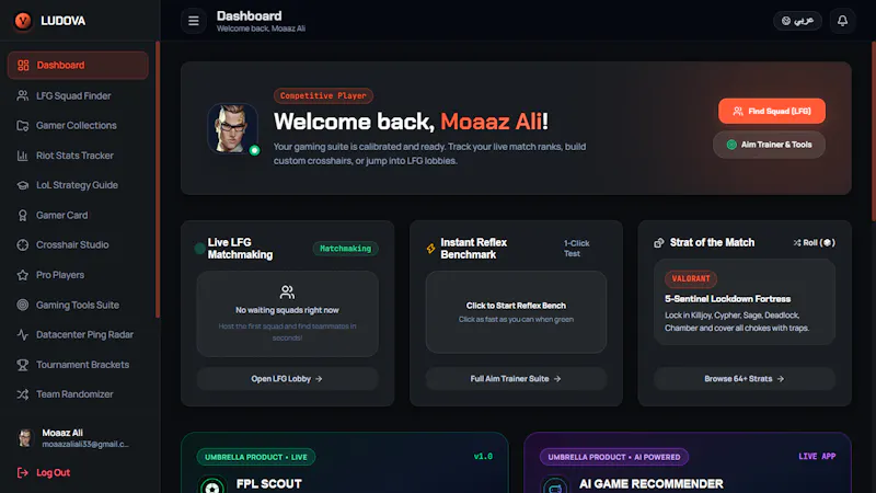 Ludova Esports Platform screenshot 3