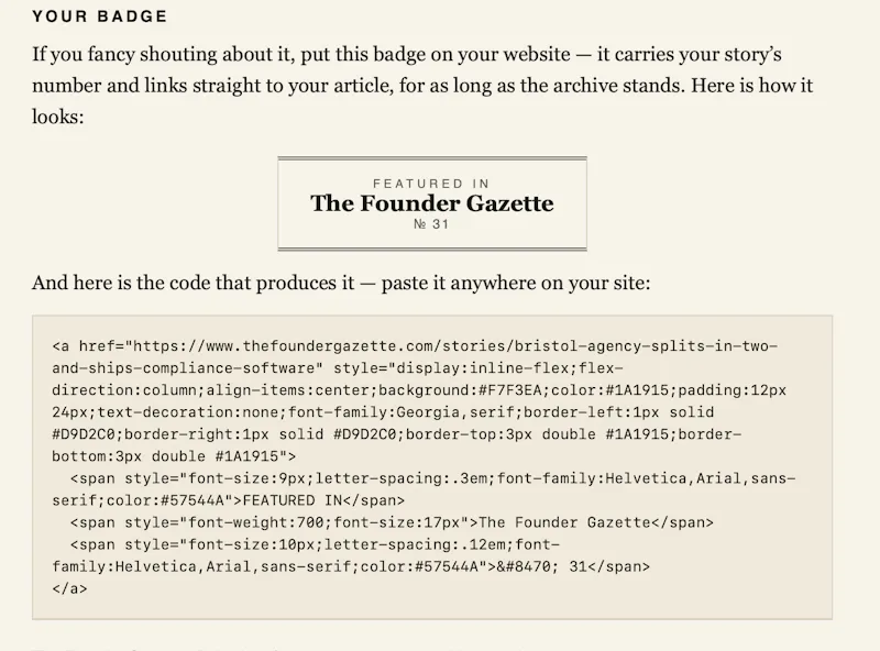 The Founder Gazette screenshot 9