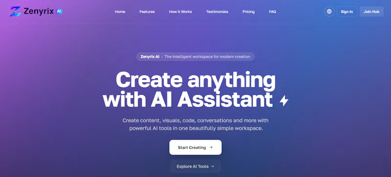 Zenyrix AI screenshot 1