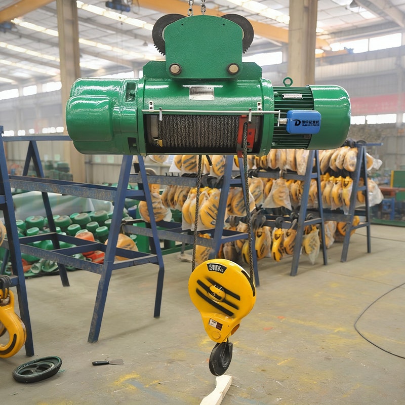 Trolley Type Electric Wire Rope Hoist - Main product screenshot demonstrating key features and user interface
