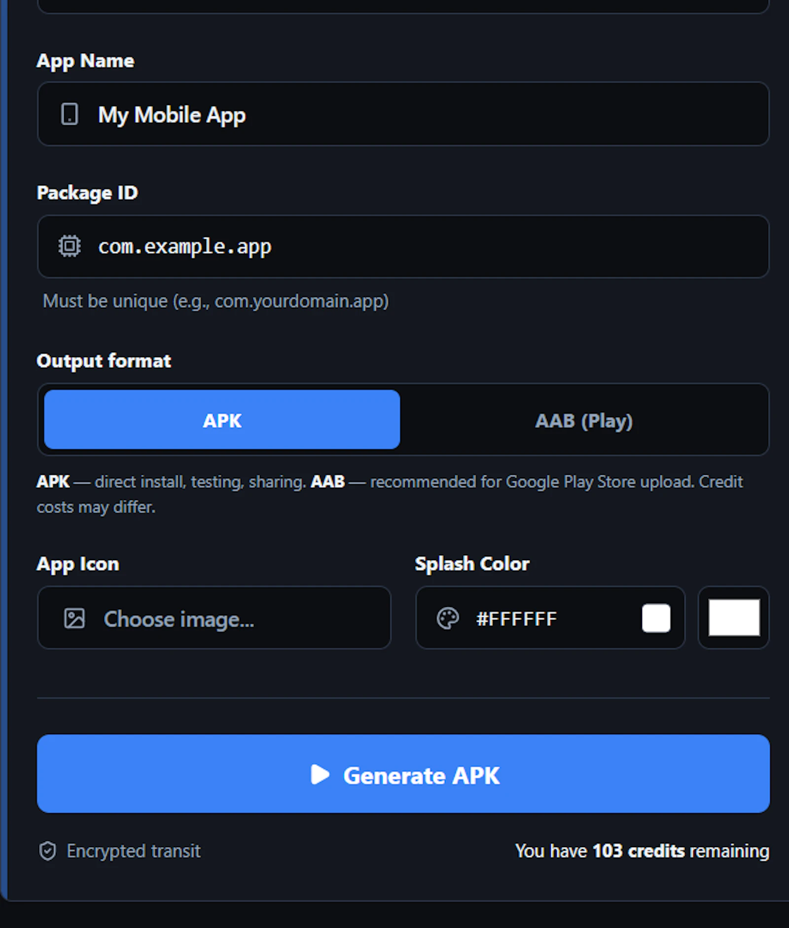 APKBuild screenshot 3