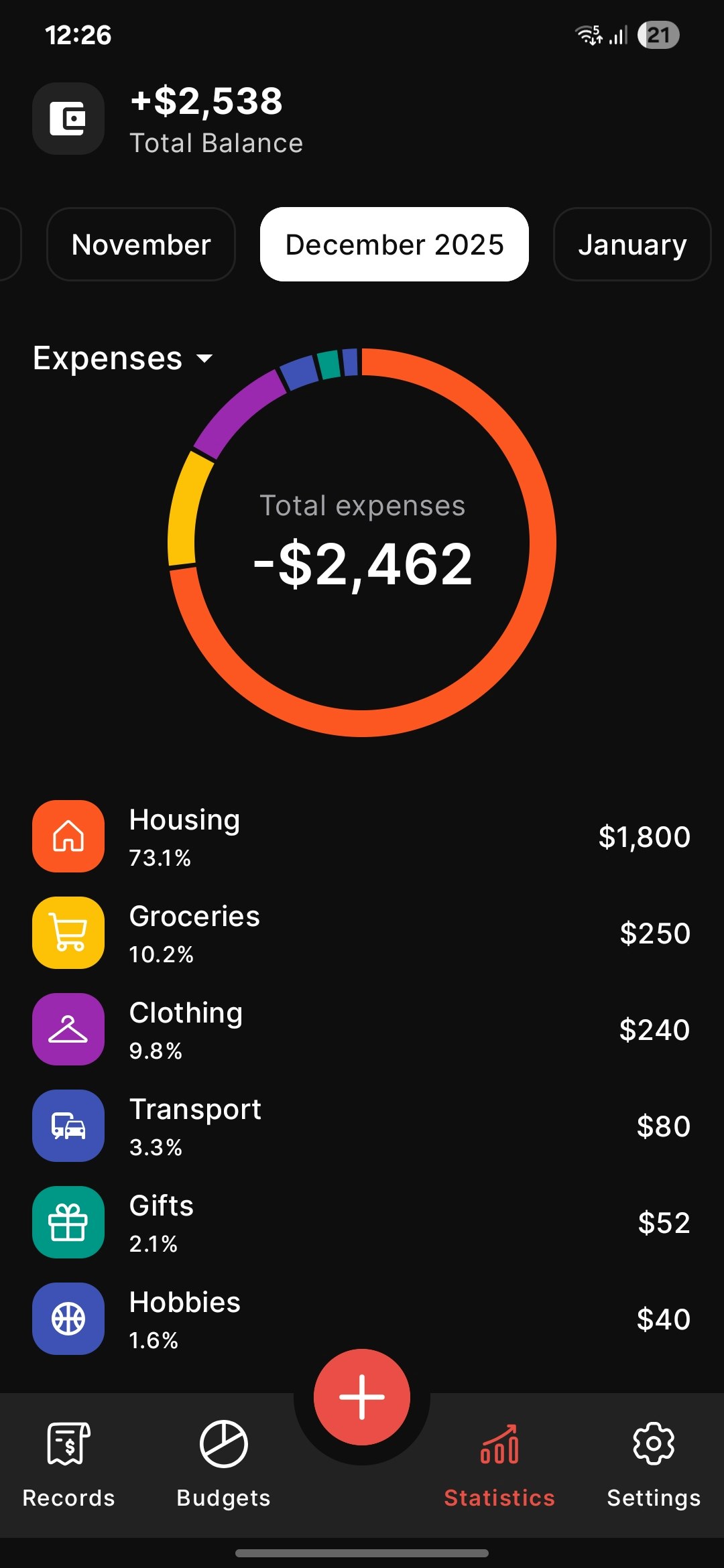 Money Manager - Screenshot 2 showing product features and functionality