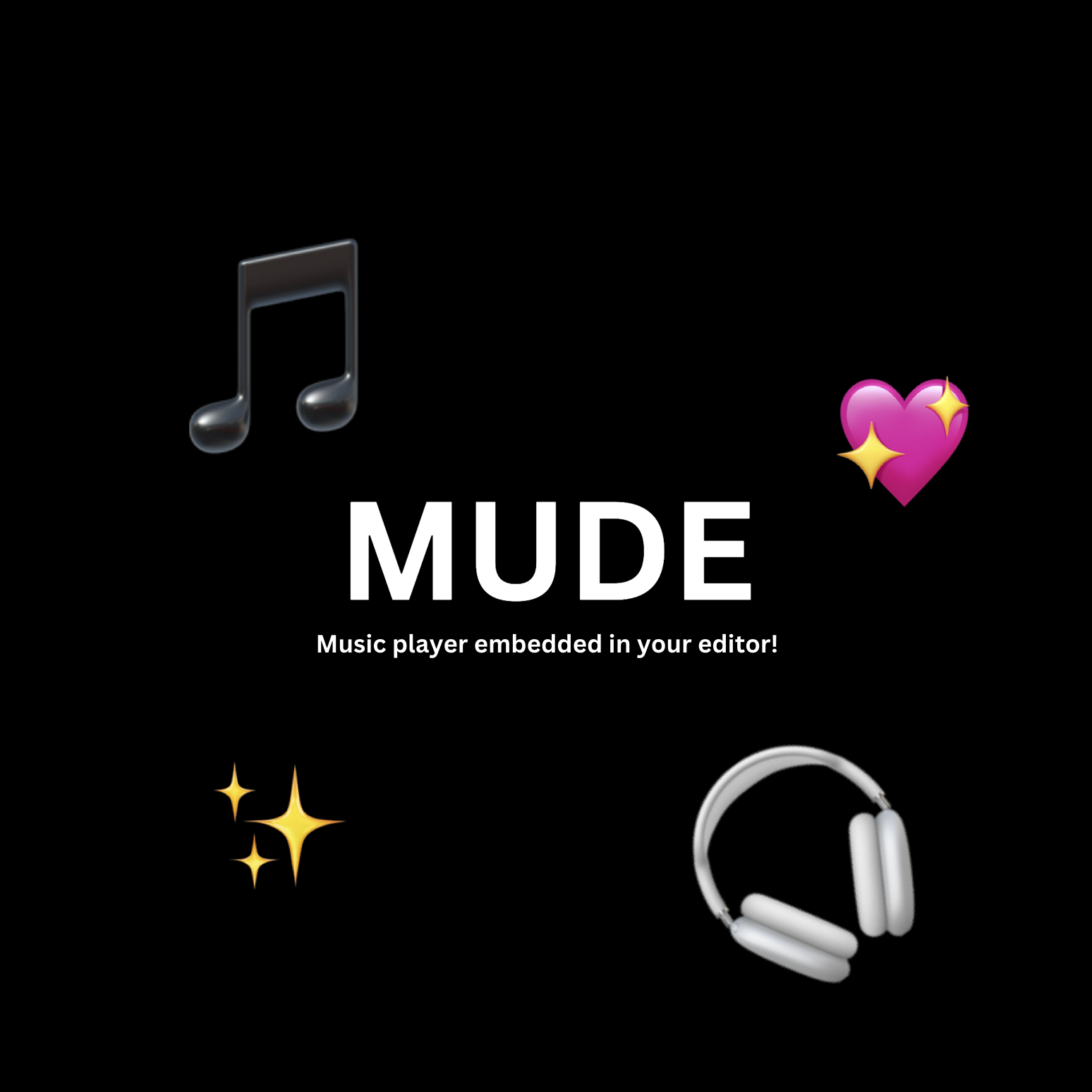 Média Joueur de musique Mude - Musique jouée dans votre éditeur de code! 1