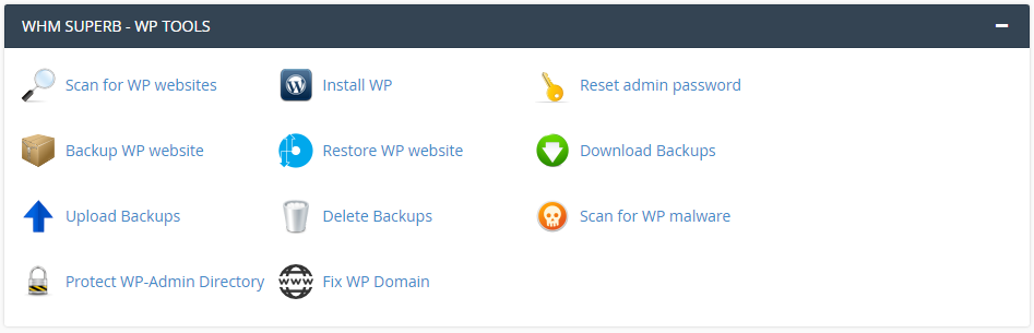 WHM Superb for cPanel / WHM servers with Android control! gallery image
