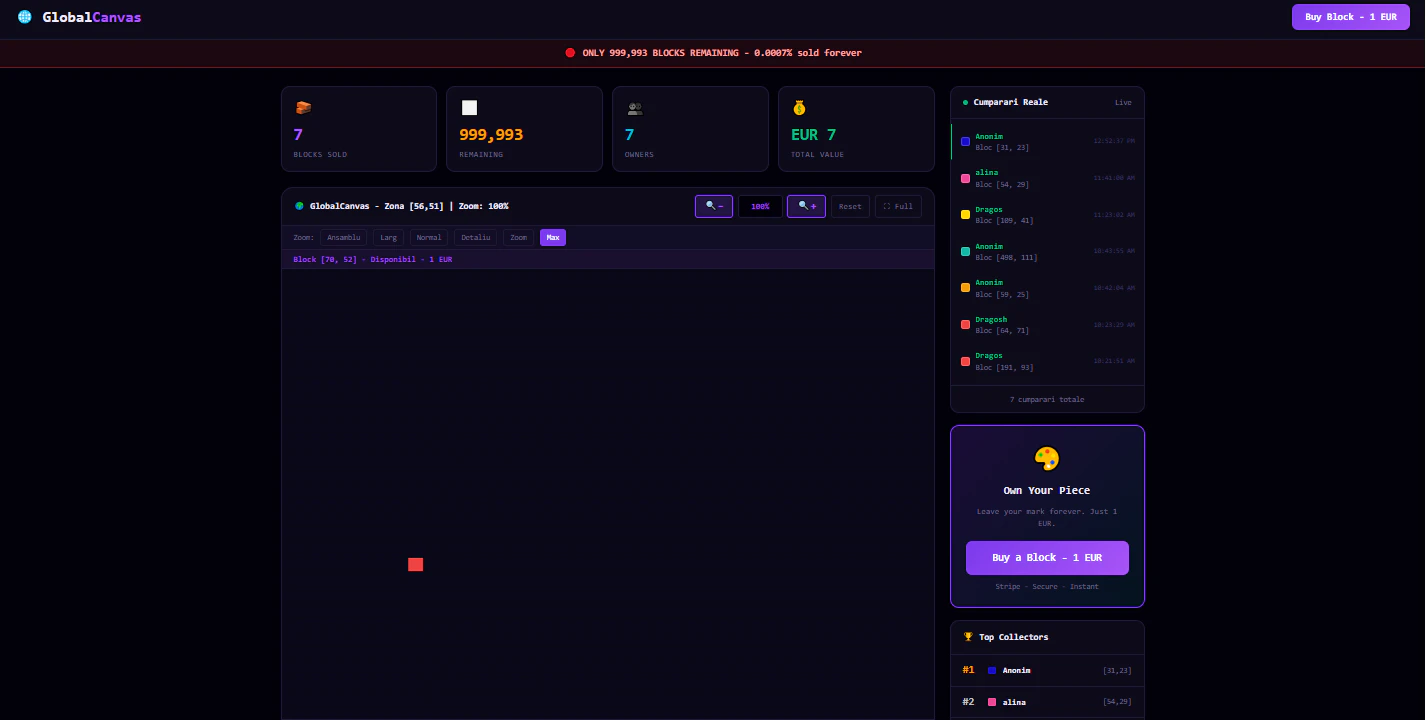 1.000.000 pixel canvas for everyone logo