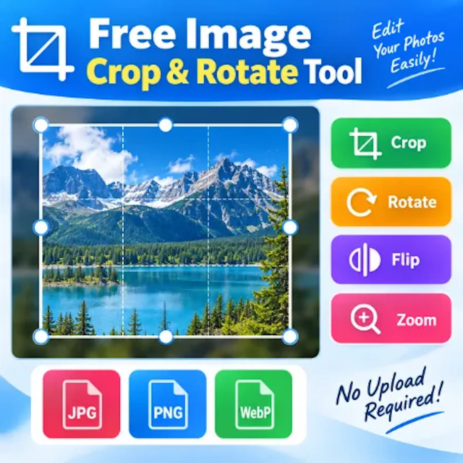 Free Image Cropper & Rotator screenshot 1