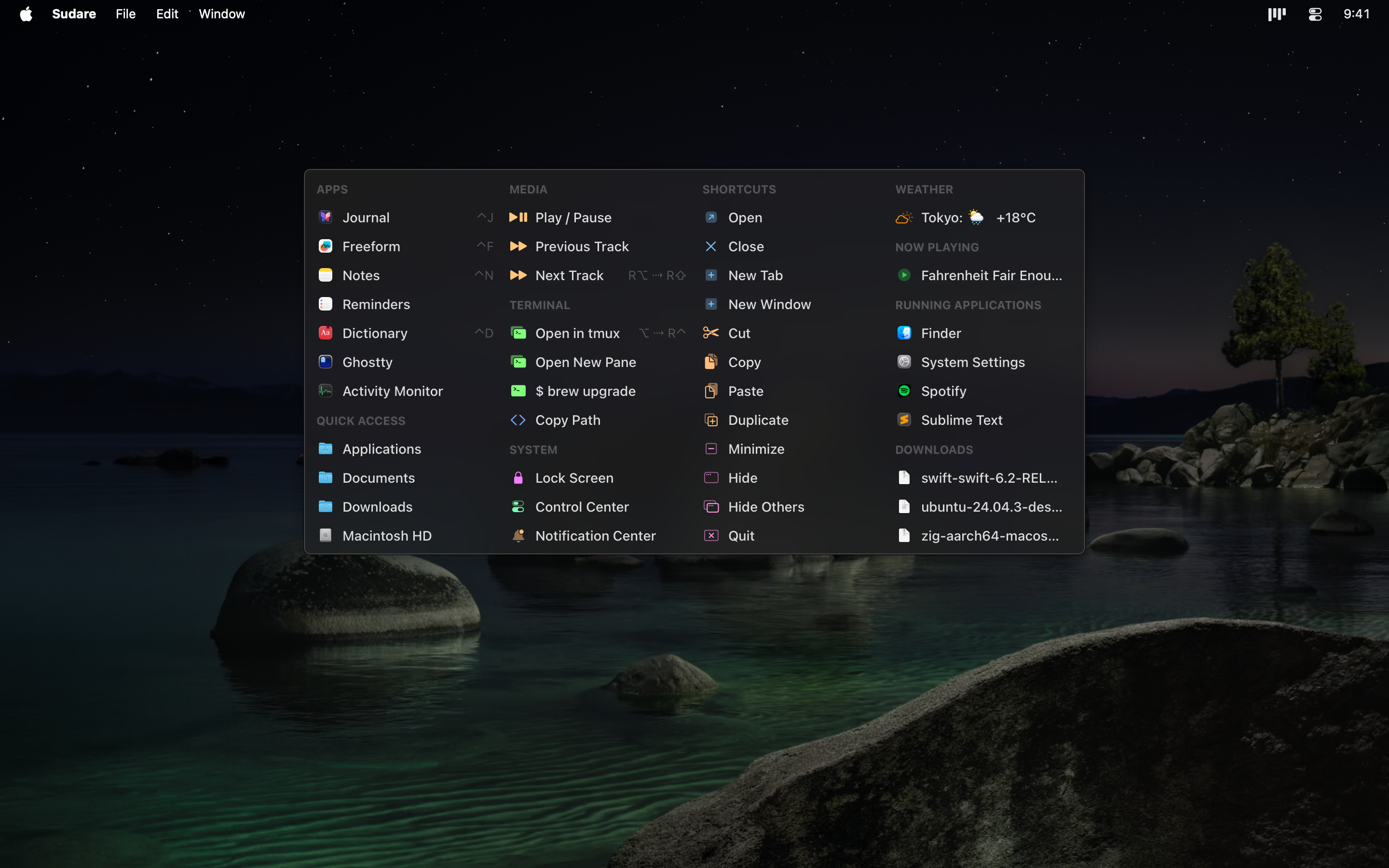 Sudare - Main product screenshot demonstrating key features and user interface