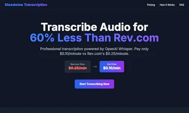 Steadwise Transcription gallery image