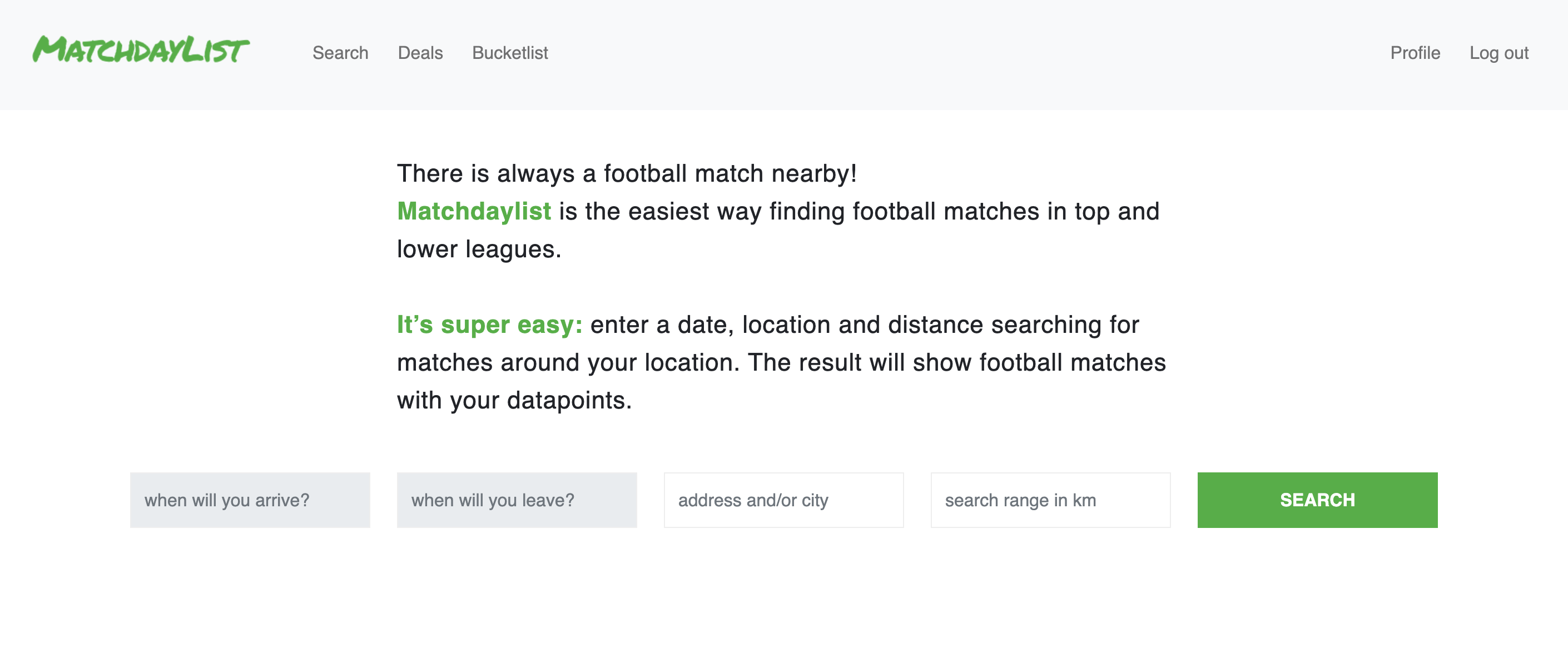 MatchdayList 2.0 media 1