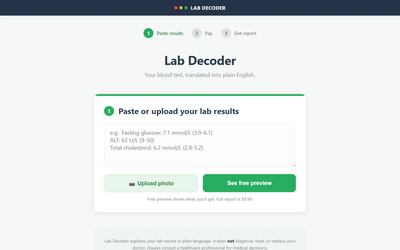 Lab Decoder gallery image