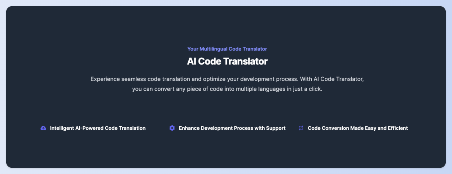 AI Kodu Çevirmeni - Programlama dillerinde sorunsuz kod çevirisi medya 2