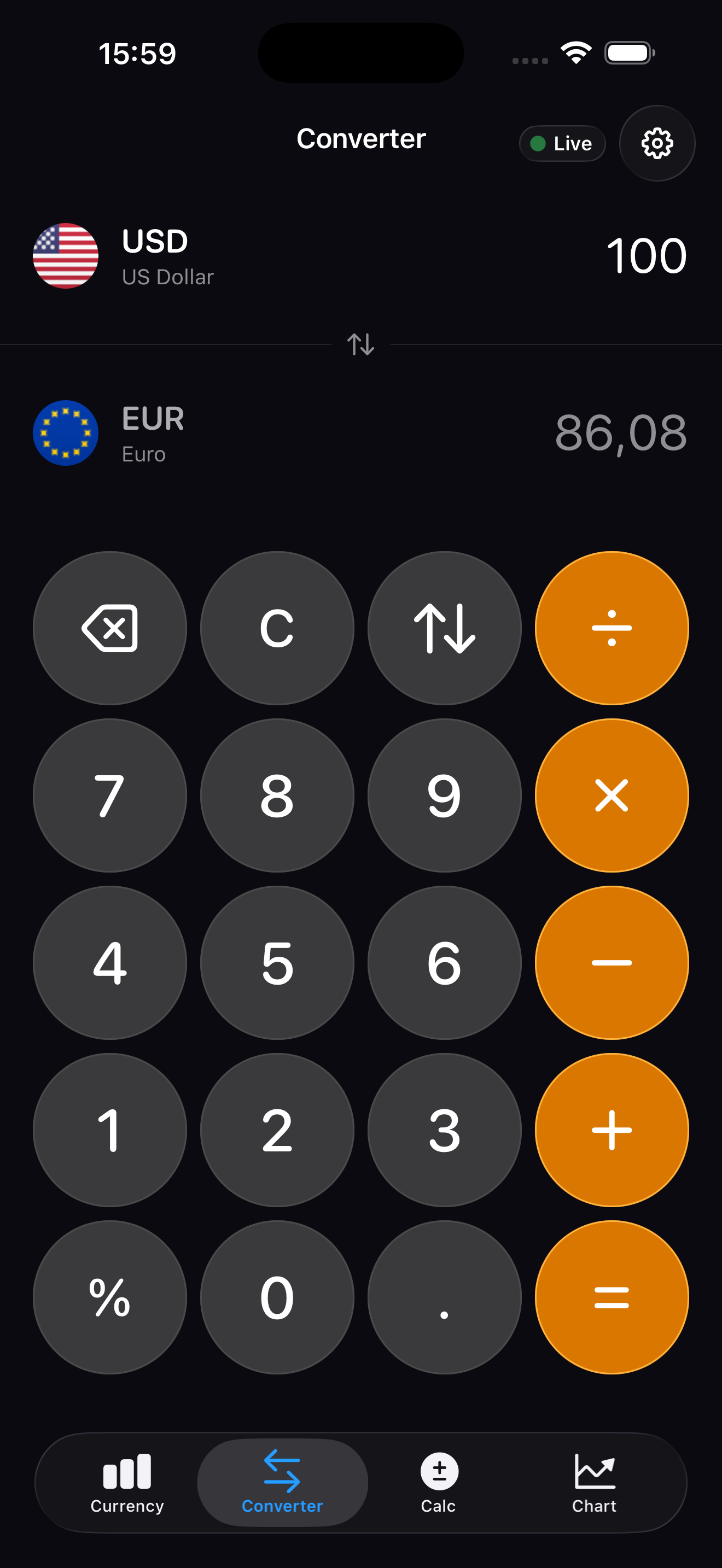 Currency Converter app gallery image