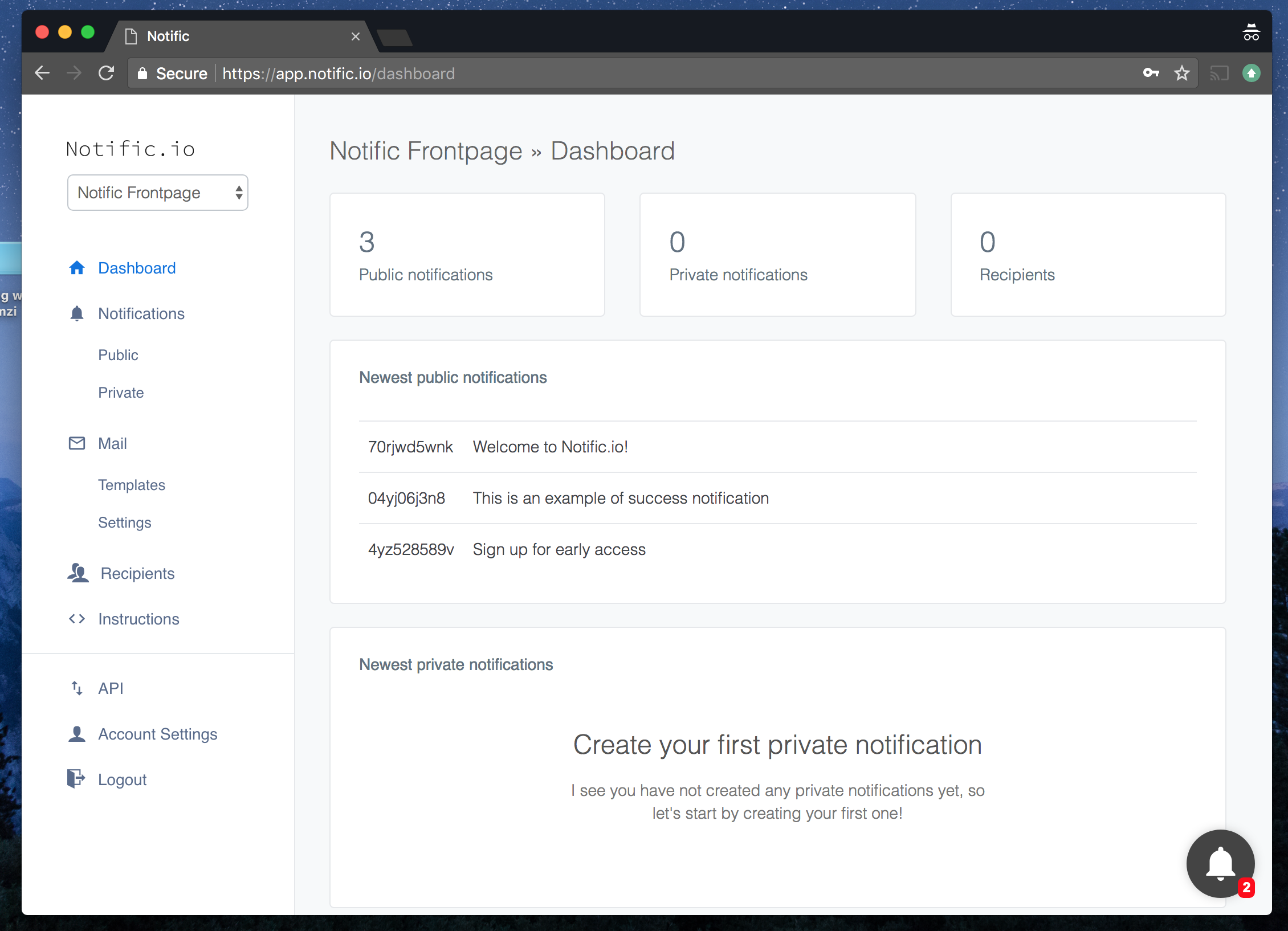 Notific.io gallery image